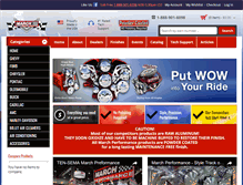 Tablet Screenshot of marchperformance.com